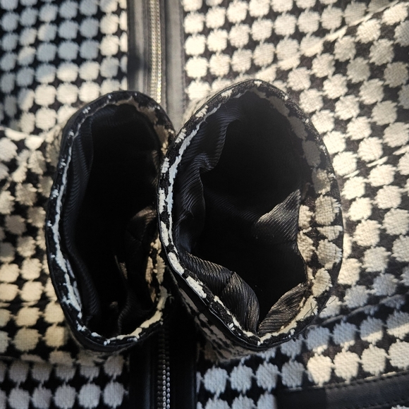 Size 2, Banana Republic Fitted Jacket, Black & White APolka Dot Tweed Blazer - Picture 8 of 10